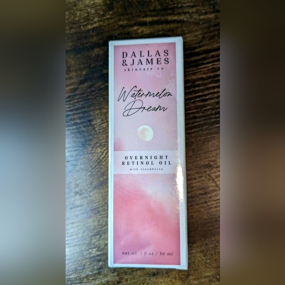 5/75$ Dallas & James Skincare Co. Watermelon Dream Overnight Retinol Oil - Picture 6 of 13